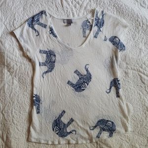 Patterned Elephants T-shirt